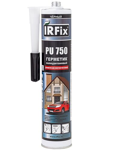 IRFix PU-750 Полиуретановый герметик 300мл (Черный, RAL 9004) (1)