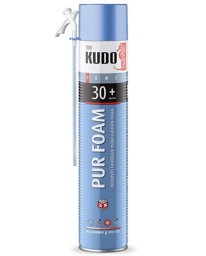 Пена полиуретановая монтажная бытовая всесезонная  KUDO HOME 30+ (1)
