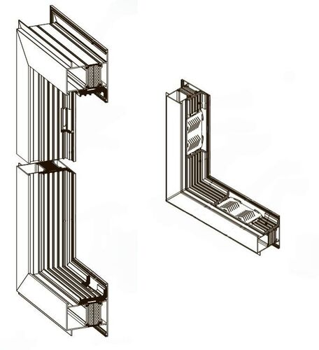 Уплотнитель фальца створки (1хл-2м) #1