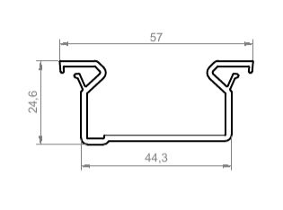 Заглушка рамы полиамидная L-6000 (1)