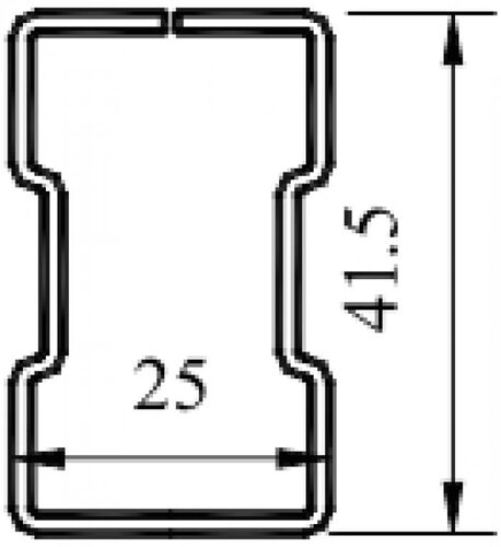Профиль армирующий Аналог DECEUNINCK AR-3 (1.5) (1)