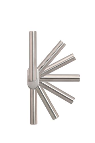 Ручка оконная REHAU из нержавеющей стали 4 поз. IONIX штифт 38мм #2