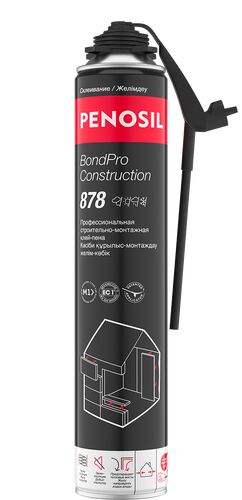 Пена-клей монтажная всесезонная Penosil BondPro Construction 878 750мл (вес брутто 997гр) (1)