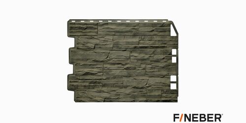 Фасадные панели FineBer Скол, дымчатый (1)
