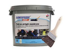 BLOWERPROOF/PURACOAT6820 Жидкая пароизоляц. монтаж. лента на основе вод. дисперсии полимеров бел.5кг (1)