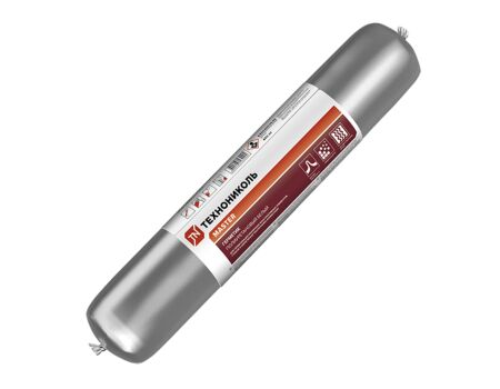 Герметик ТЕХНОНИКОЛЬ ПУ MASTER серый 600мл (1)