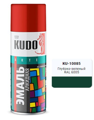 Эмаль универсальная глубоко- зеленая  520мл (1)