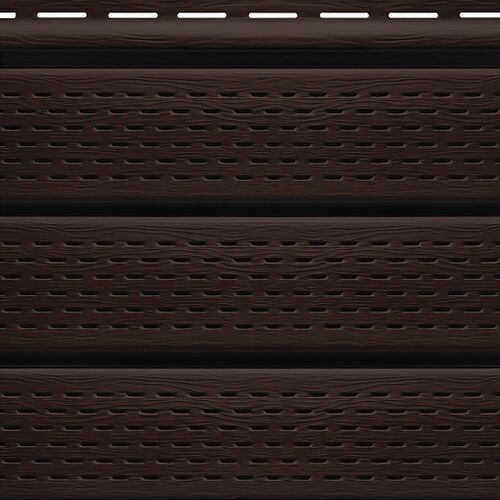 Софит  FineBer  перфорированный, коричневый (RAL 8017) 3000мм (1)