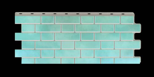 Фасадная панель FINEBER кирпич клинкерный 3D, керамический-чёрный   1131*463 (1)