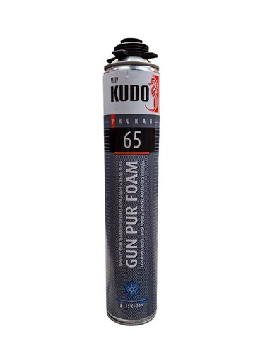 Пена полиуретановая монтажная профессиональная KUDO PRORAB 65 (ЗИМА) (вес брутто 931гр) (1)