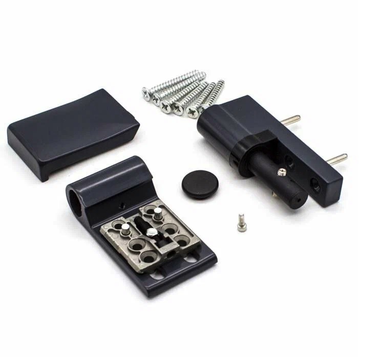 SC Петля дверная DH (KT-V) 120кг, антрацит RAL 7016 (1)