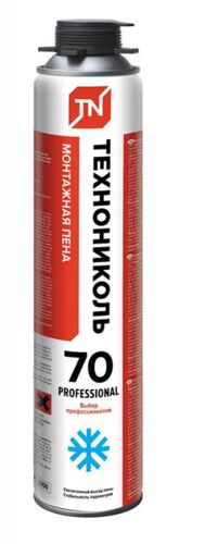 Пена монтажная ТЕХНОНИКОЛЬ 70л PROFESSIONAL (ЗИМА),12*1020 гр. (1)