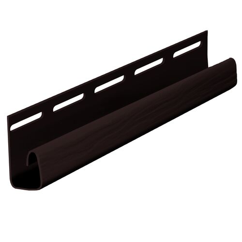 J-профиль к сайдингу FineBer  коричневый (RAL 8017) 3000мм (1)