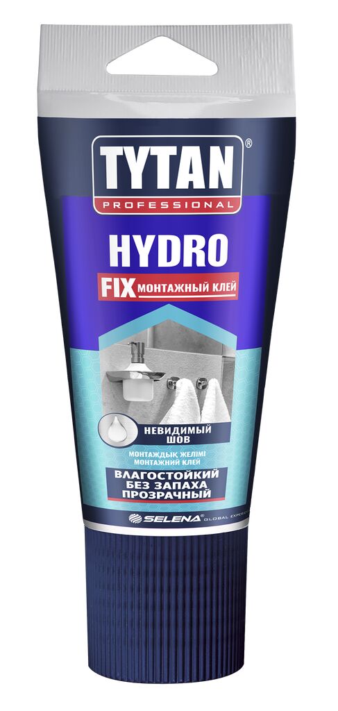 Tytan Professional Монтажный клей Hydro Fix 150гр 1уп - 12шт/ 1шт