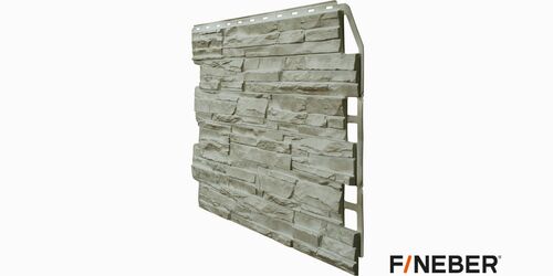 Фасадные панели FineBer Скол, светло-бежевый #1