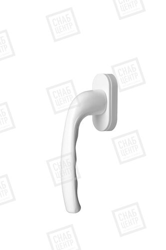 Ручка алюминиевая 8 поз."ЭЛИТ" белая штифт 37 мм(1кор.-100шт.) #0