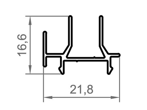 Профиль стыковочный C640/30XL 9016 6м (1)