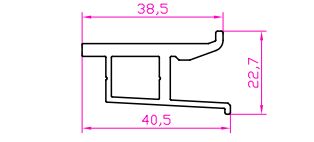 Подкладка под заполнение  32мм усиленная неокрас L=6000 (1)
