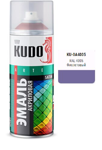 Эмаль универсальная акриловая Satin 512мл  RAL 4005 фиолетовая (1)