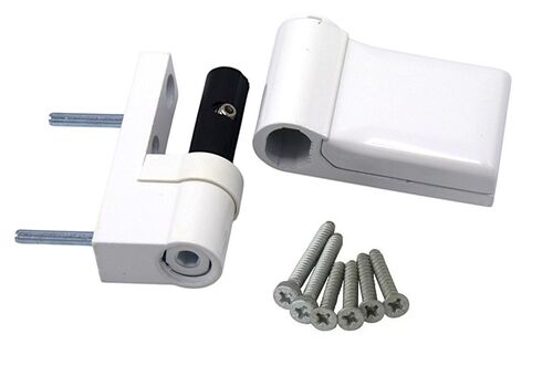 SC Петля дверная KTS  120кг, белая RAL 9016 #0