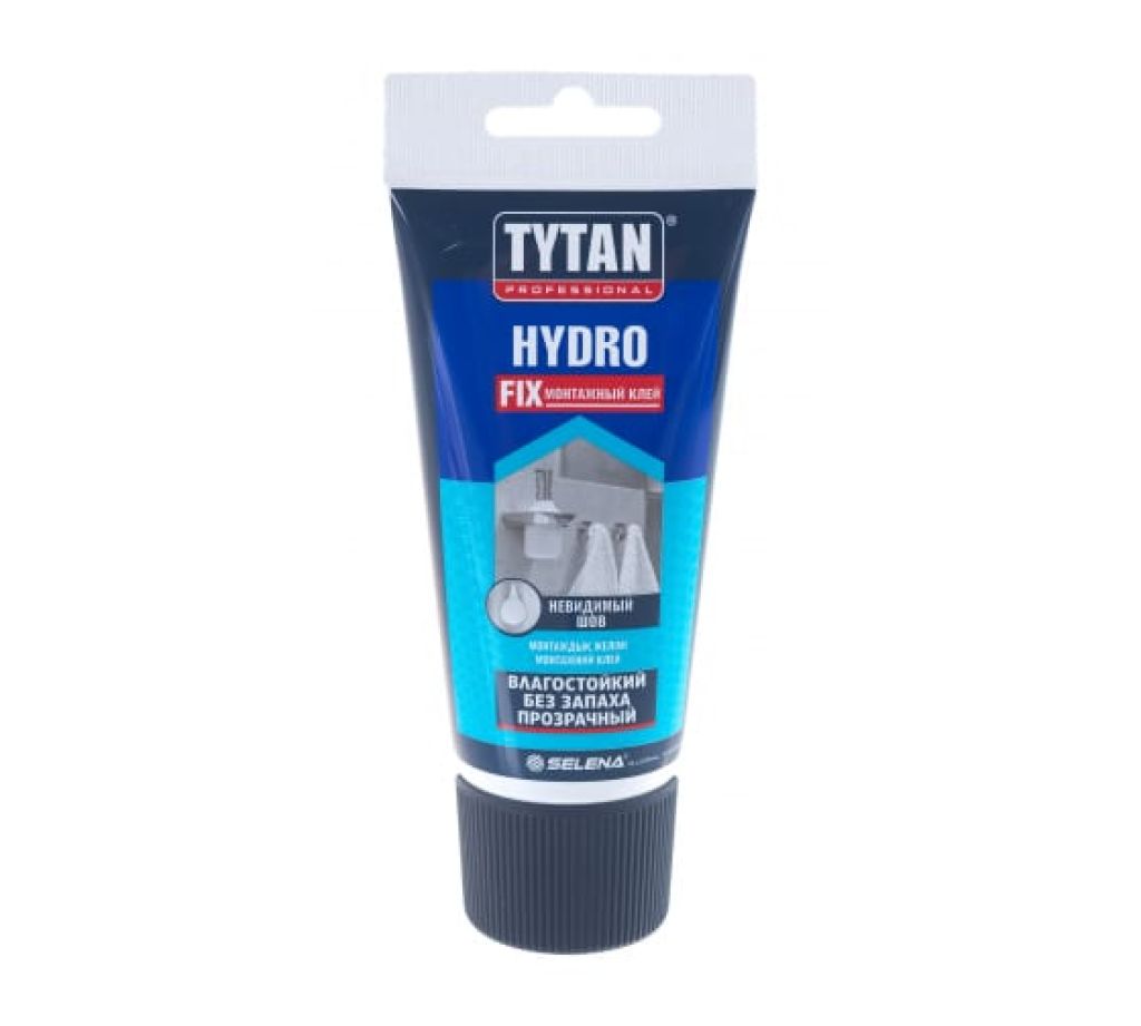 Tytan Professional Монтажный клей Hydro Fix 150гр 1уп - 12шт/ 1шт
